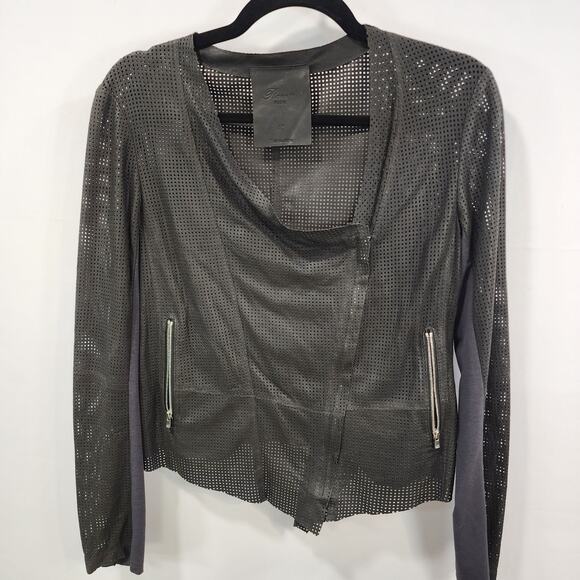 Rawtus (Raw+) Femme Japanese Motorcycle Jacket Goatskin Mesh Size S - Picture 9 of 10